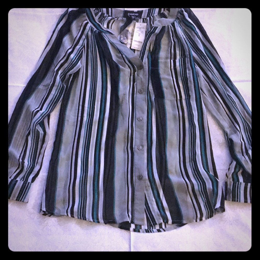Bebe Blouse Size SMALL!!